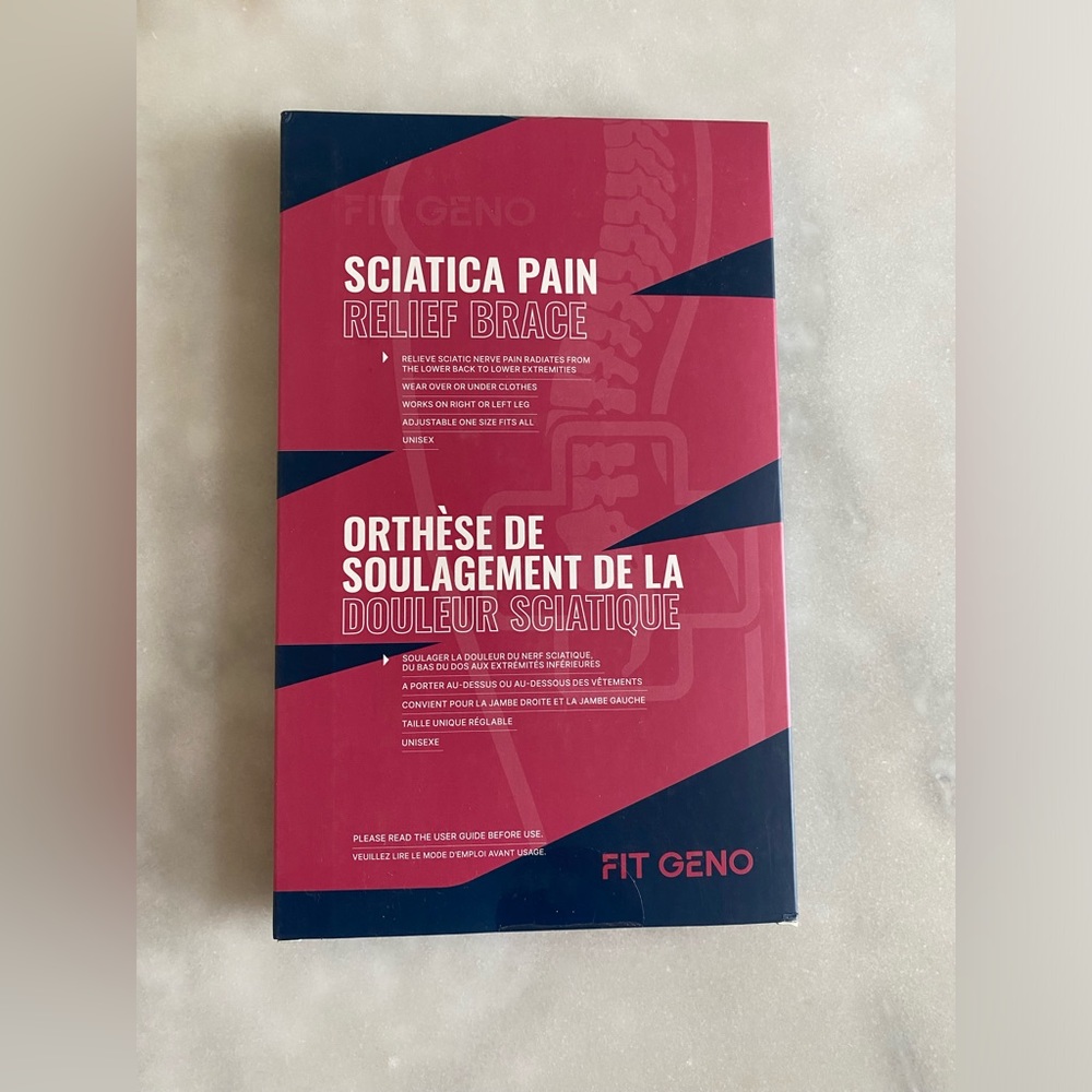 New! Fit Geno Sciatica Pain Relief Brace Devices: 2023 Upgraded Re-Active